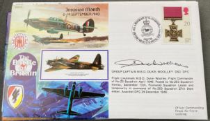 WW2 Battle of Britain Grp Capt M.B.D Duke-Woolley DSO DFC signed RAFA 15 Invasion Month 8-14 Sept