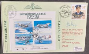 RAF WW2 Grp Capt John Cunningham CBE DSO DFC signed JSF 19 International Air Fair Biggin Hill 6/7