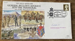 Victoria Cross winner Lt Col Eric Wilson VC signed cover. RAF The Anglo - Boer War General Buller'