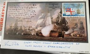 Royal Navy Anna Tribe Great Great Great Granddaughter of Lord Nelson signed RNSC 6(21) Horatio
