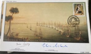 Royal Navy Brian Lavery and Clive Richards signed RNSC 6(24) The Battle of the Nile 1 Aug 1798,