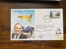 A.E Ben Gunn signed RAF Flown cover RAF TP22 WW2 FDC. Chief Test Pilot for the Boulton Paul and