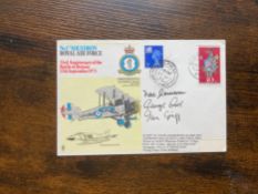 RAF 17 sqn RAF 33rd ann of Battle of Britain 15 Sep 1973 signed AVM N Cameron, G Ord and I Gill