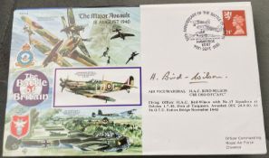 WW2 Battle of Britain Air Vice Marshall H. Bird Wilson CBE DSO DFC AFC signed RAFA 8 The Major