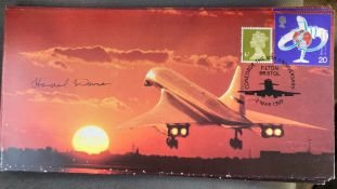 Concorde Flown Handel Davies CB signed 30th ann of Concorde Filton Bristol 2 Mar 1999 Concorde