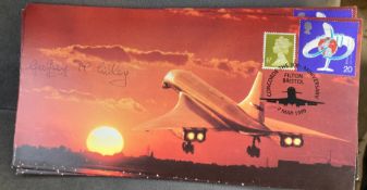 Concorde Flown Prof Geoffrey Michael Lilley signed 30th ann of Concorde Filton Bristol 2 Mar 1999
