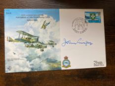 Air Chief Marshall Sir John Gingell signed 70th Ann of the Formation of the Royal Flying Corps 13