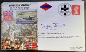 WW2 Brigadier Sir Jeffrey Darell Bt. MC signed JS/50/45/3 Operation 'Veritable' Battle of