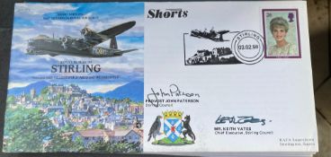 RAF Provost John Paterson and Keith Yates Stirling Council signed RAF(PandP)6 Stirling - Short