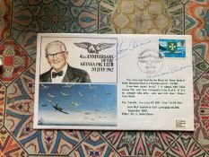 WW2 41st ann of the Guinea Pig Club 20 July 1982 signed G/C TP Gleave (Chief Guinea Pig) who flew