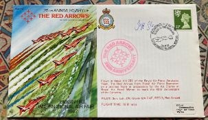 JS(AC)34 25th Ann of the Red Arrows at Biggin Hill International Air Fair signed Sqn Ldr Jeff Glover