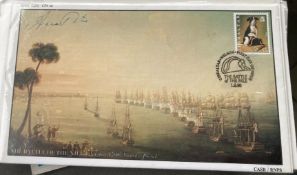 Royal Navy Anna Tribe Great Great Great Granddaughter of Lord Nelson signed RNSC 6(24) The Battle of