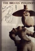 Terry Gilliam signed poster from The Bruces Philosophers Song, approx 26 x 18 inches, inscribed