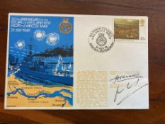 Navy Yangtse River Incident 30th anniversary cover signed by Commander J.S Kerans DSO, Captain of