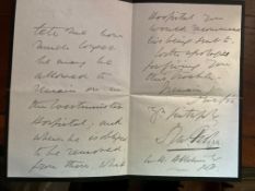 General Sir Dighton Macnaghten Probyn VC 4 page hand written letter Sandringham notepaper. Probyn
