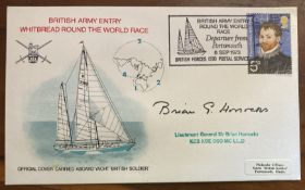 Great War WW2 Arnhem XXX corps Gen B Horrocks DSO MC signed Army cover. Lieutenant-General Sir Brian