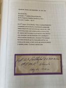 Victoria Cross winner Charles Rutherford VC signed piece and biography. Charles Smith Rutherford VC,