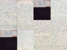 Nora Kaye 6 page letter and envelope to Sir Frederick Ashton.