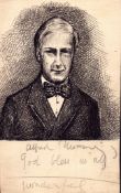 Alfred Mullings signed artist sketch.