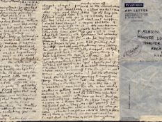 William Chappell WW2 unpublished letter to Sir Frederick Ashton.