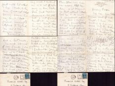 Ava Alice Astor 8 sided letter to Sir Frederick Ashton.