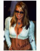 Anastasia signed 10x8inch colour photo.