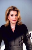 Catherine Deneuve signed 6x4inch colour photo.