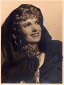 Anna Neagle signed 7x5inch black and white photo.