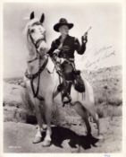William Boyd - Hopalong Cassidy signed 10x8inch black and white photo. Dedicated.