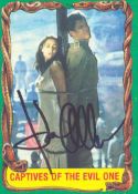 Karen Allen signed Indiana Jones trading card.