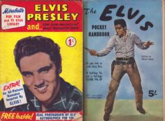 The Elvis Pocket Handbook and Mirabelle, Elvis Presley edition magazines. Collection of 2.