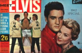 Collection of 2 magazines. Meet Elvis: Star Special and Elvis Monthly 1962 special.