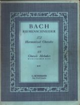 Bach Riemenschneider music book. Paperback.