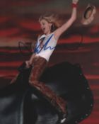 Madonna signed 10x8inch colour photo.