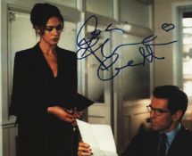 Maria Grazia Cucinotta signed 10x8inch James Bond colour photo.