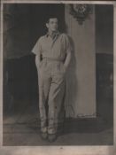 Leslie Banks signed 7x5inch vintage sepia photo.