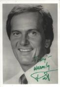 Pat Boone signed 7x5inch black and white photo.