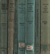 Navy Lists collection Spring 1971, Autumn 1971, Retired Officers and Emergency List 1971, Spring