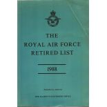 The Royal Air Force Retired List 1988. Published by Authority.