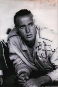 Andreas Wisniewski signed 12x8inch black and white photo. Dedicated.