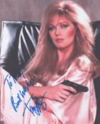Tanya Roberts signed 10x8inch colour photo.