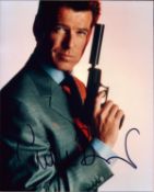 Pierce Brosnan signed 10x8inch colour photo.