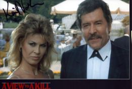 Kim Norton signed View to a Kill 10x8inch colour photo.