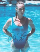 Mary Stavin signed 10x8inch colour photo.