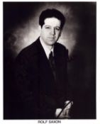 Rolf Saxon signed 10x8inch black and white photo.
