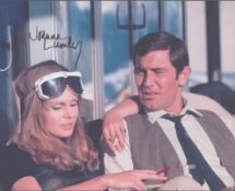 Joanna Lumley signed 10x8inch colour photo.