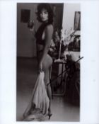 Talisa Soto signed 10x8inch black and white photo.