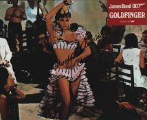Nadja Regin signed Goldfinger 10x8inch colour photo.