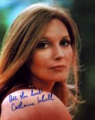 Catherine Schell signed 10x9inch colour photo.