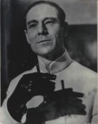 Joseph Wiseman signed 12x8inch black and white photo.